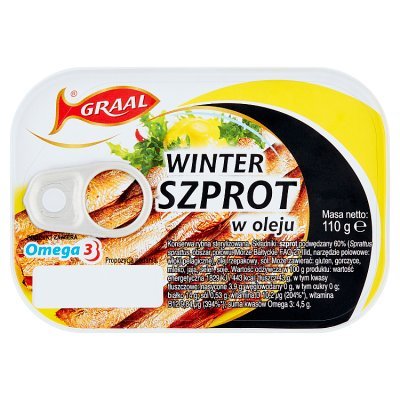 GRAAL Winter Szprot w oleju 110 g (1)