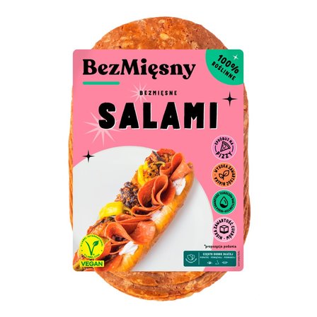 BezMięsny Bezmięsne salami 100 g (1)