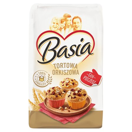 Basia Mąka tortowa orkiszowa typ 450 900 g (1)