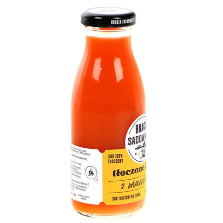 Bracia Sadownicy Sok tłoczone jabłko z marchewką 250 ml (10)