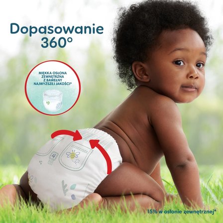 Pampers Harmonie Baby Pieluszki, rozmiar 2, 32 sztuk, 4kg-8kg (3)