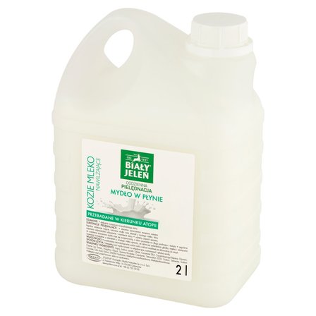 Biały Jeleń Mydło w płynie kozie mleko nawilżające 2 l (2)