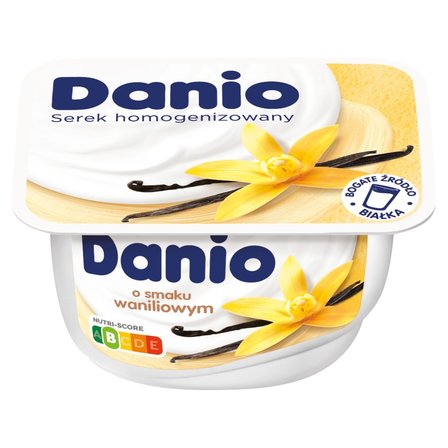 Danio Serek homogenizowany o smaku waniliowym 130 g (1)