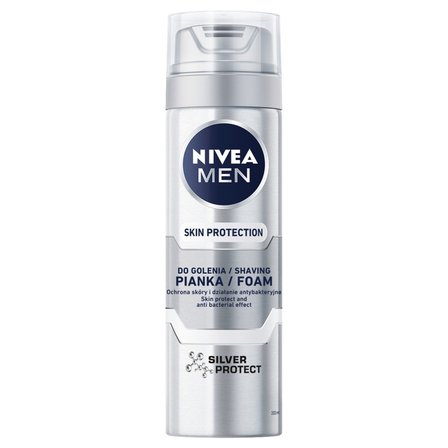 Nivea MEN Silver Protect Pianka do golenia 200 ml (1)