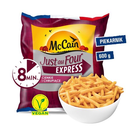 McCain Express Cienkie frytki w chrupiącej otoczce solone 600 g (2)