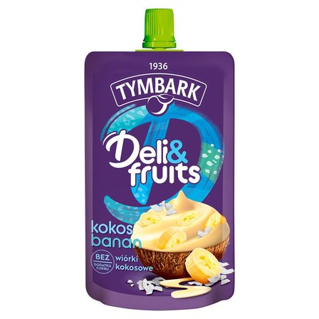 Tymbark Deli&Fruits Mus owocowy kokos banan 170 g (1)