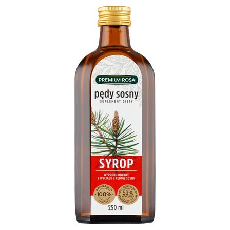 Premium Rosa Suplement diety syrop pędy sosny 250 ml (1)