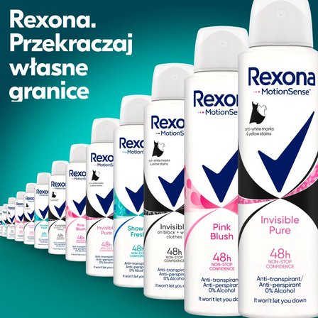 Rexona Invisible Pure Antyperspirant w aerozolu 150 ml (2)