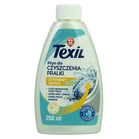 Wiodąca marka Texil płyn do czyszczenia pralki zapach cytrynowy 250ml (1)