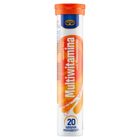 Krüger Suplement diety multiwitamina smak pomarańczowy 90 g (20 sztuk) (1)