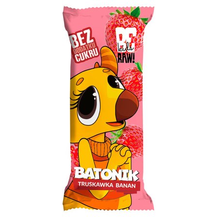 Be Raw! Kids Batonik truskawka banan 25 g (1)