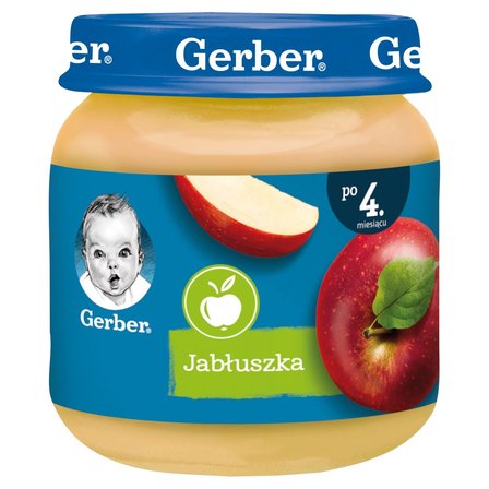 Gerber Jabłuszka dla niemowląt po 4. miesiącu 125 g (1)