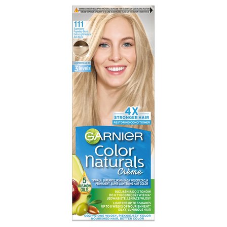 Garnier Color Naturals Crème Farba do włosów 111 superjasny popielaty blond (1)