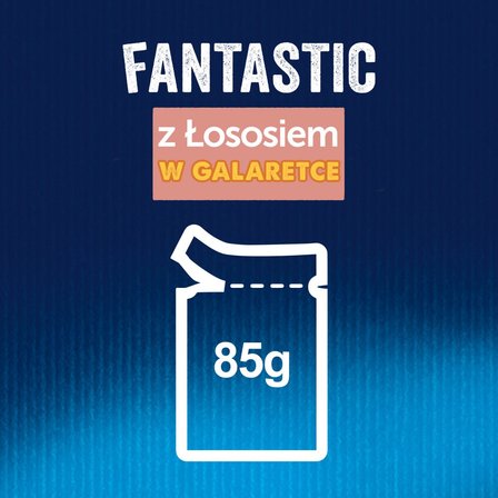 Felix Fantastic Karma dla kotów z łososiem w galaretce 85 g (5)