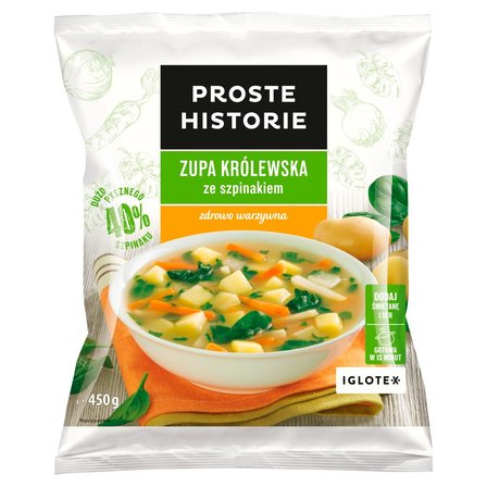 Proste Historie Zupa królewska ze szpinakiem 450 g (1)