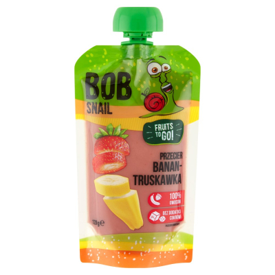 Bob Snail Przecier banan-truskawka 120 g (1)