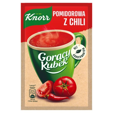 Knorr Gorący Kubek Pomidorowa z chili 18 g (1)