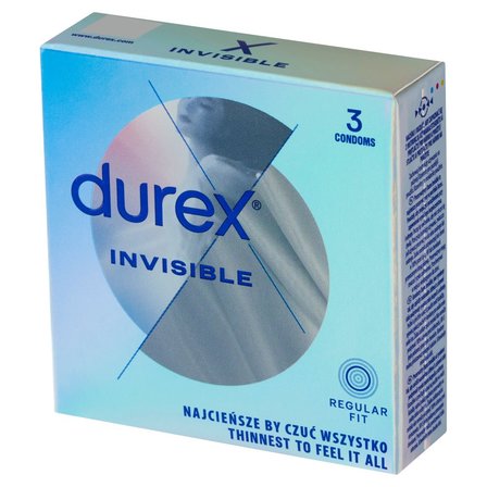 Durex Invisible Prezerwatywy 3 sztuki (2)