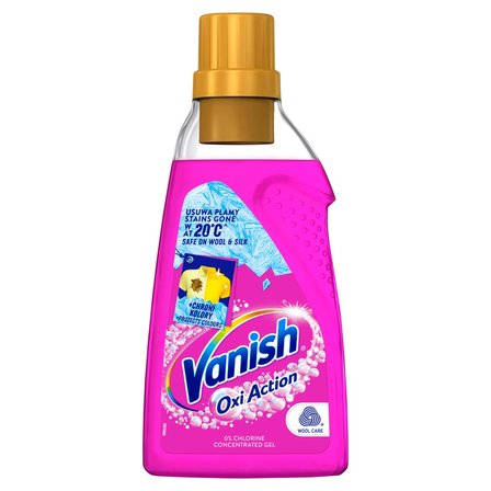 Vanish Oxi Action Odplamiacz do tkanin w żelu 750 ml (1)