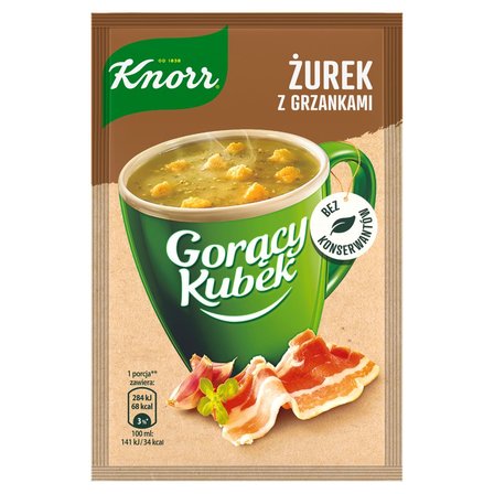 Knorr Gorący Kubek Żurek z grzankami 17 g (1)