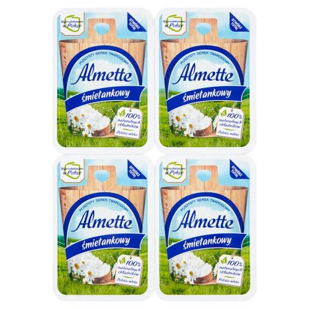 Almette Puszysty serek twarogowy śmietankowy 120 g (4 x 30 g) (1)