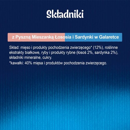 Felix Duo Karma dla kotów z pyszną mieszanką łososia i sardynki w galaretce 85 g (6)