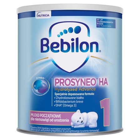 Bebilon Prosyneo HA 1 Mleko początkowe dla niemowląt od urodzenia 400 g (1)