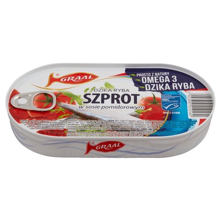 Graal Szprot w sosie pomidorowym 170 g (2)