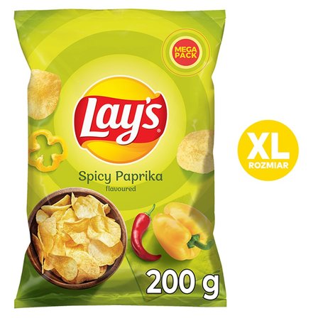 Lay's Chipsy ziemniaczane o smaku pikantnej papryki 200 g (2)