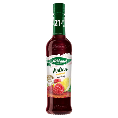 Herbapol Suplement diety malina z cytryną 420 ml (1)