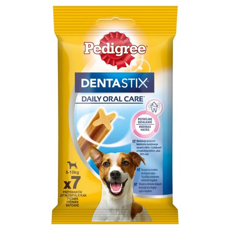 Pedigree DentaStix 5-10 kg Karma uzupełniająca dla psów 110 g (7 sztuk) (1)