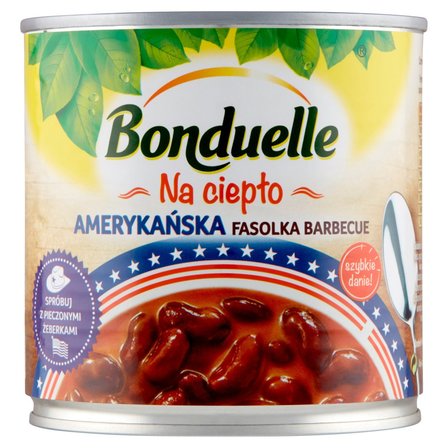 Bonduelle Na ciepło Amerykańska fasolka barbecue 430 g (1)