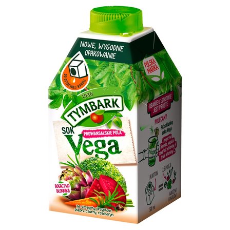 Tymbark Vega Sok z warzyw i owoców prowansalskie pola 500 ml (1)