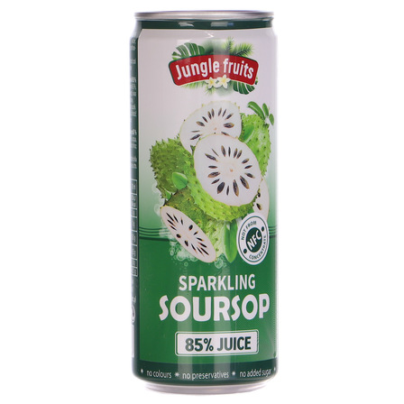 Napój gazowany z sokiem z gravioli 330ml JUNGLE FRUITS (7)