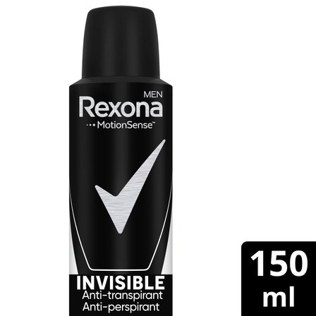 Rexona Men Invisible Black + White Antyperspirant w aerozolu 150 ml (6)
