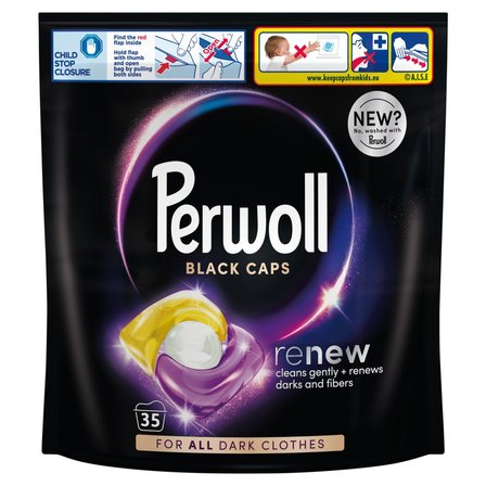 Perwoll Renew Black Caps Skoncentrowany środek do prania 472,5 g (35 prań) (1)