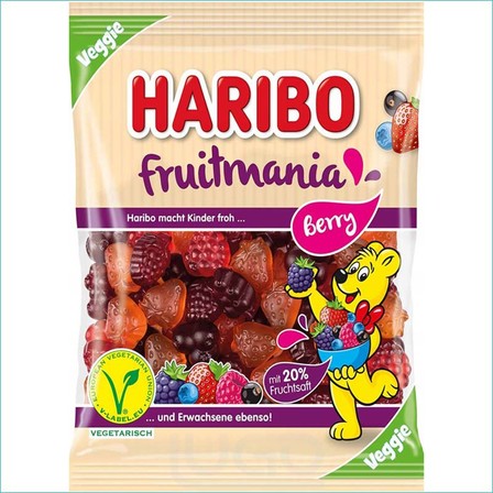 Haribo Fruitmania Berry żelki owocowe 160g (1)