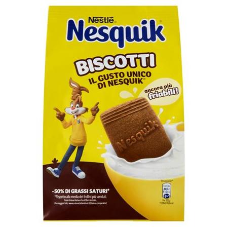 Nestle Nesquik Biscotti - kruche ciasteczka z kakao i mlekiem 300g (1)