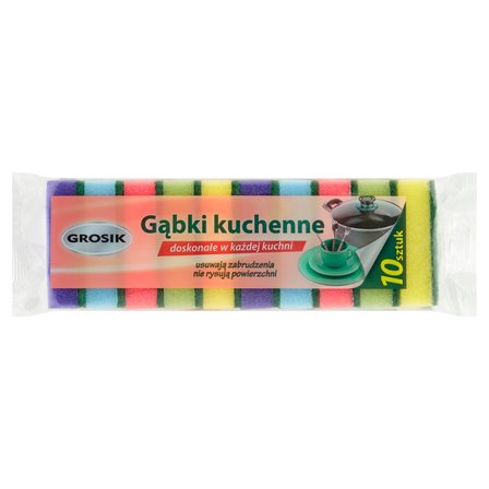 Grosik Gąbki kuchenne 10 sztuk (1)