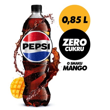 Pepsi Max Mango Napój gazowany 0,85 l (2)