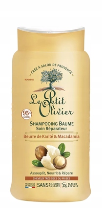 Le Petit Olivier Regenerujący szampon masło Shea olej Makadamia 250 ml (1)