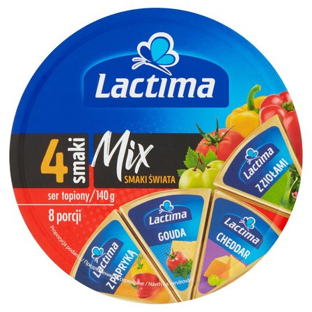 Lactima Ser topiony mix smaki świata 140 g (8 x 17,5 g) (1)