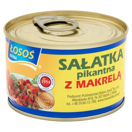 Łosoś Ustka Sałatka pikantna z makrelą 170 g (2)