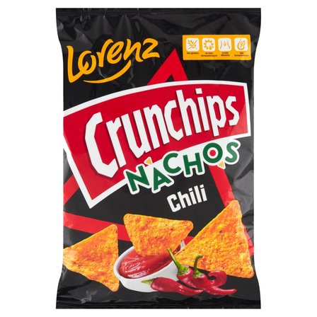 Crunchips Nachos Chipsy kukurydziane chili 190 g (1)