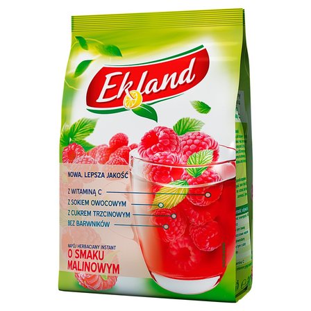 Ekland Napój herbaciany instant o smaku malinowym 300 g (2)