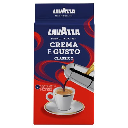 Lavazza Crema E Gusto Classico Mieszanka mielonej kawy palonej 250 g (1)
