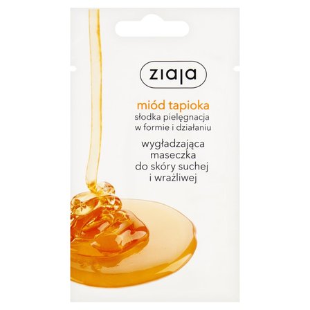 Ziaja Wygładzająca maseczka miód tapioka 7 ml (1)