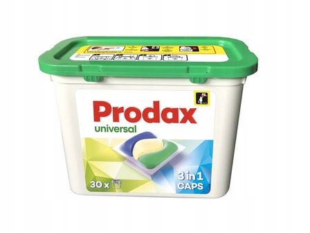 Prodax kapsułki do prania uniwersalne 30 sztuk 450g (1)