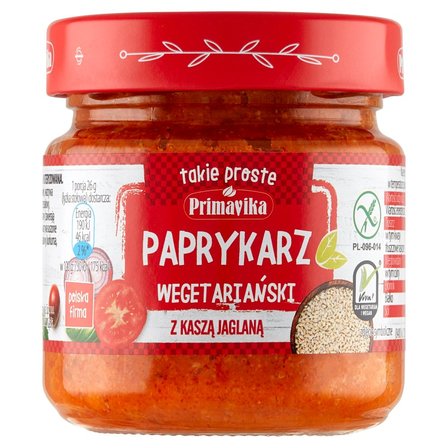 Primavika Paprykarz wegetariański z kaszą jaglaną 160 g (1)