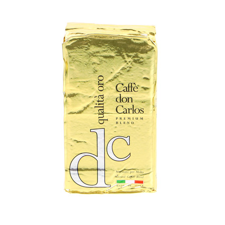 DON CARLOS MIESZANKA KAWY PALONEJ I MIELONEJ QUALITA ORO 250G (1)